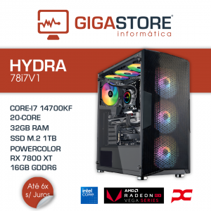 Desktop Gaming HYDRA-78i7V1 I7 14700 32GB RAM 1TB SSD W11